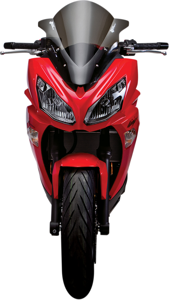 ZERO GRAVITY Double Bubble Windscreen - Light Smoke - Ninja 650 16-207-02