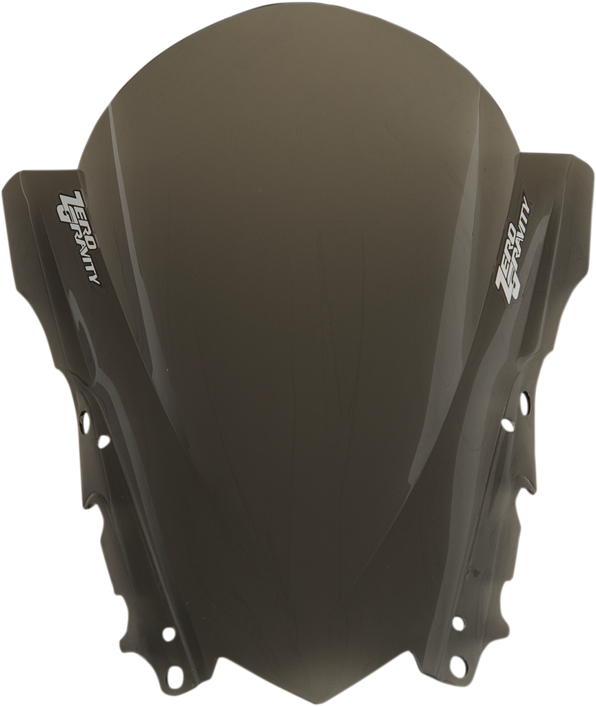 ZERO GRAVITY Double Bubble Windscreen - Smoke - YZF-R3 16-553-02