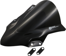 Load image into Gallery viewer, ZERO GRAVITY Double Bubble Windscreen - Dark Smoke - Ninja 400 16-283-19