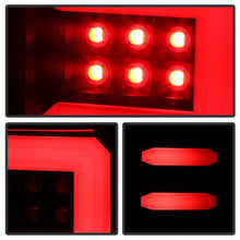 Laden Sie das Bild in den Galerie-Viewer, Spyder Chevy 1500 14-16 Light Bar LED Tail Lights All Blk ALT-YD-CS14-LBLED-BKV2