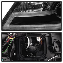 Charger l&#39;image dans la galerie, Spyder Audi A4 09-12 Projector Headlights Halogen Model Only - DRL LED Black PRO-YD-AA408-DRL-BK