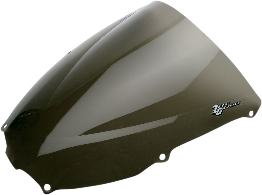 ZERO GRAVITY Double Bubble Windscreen - Smoke - ZX6R 16-244-02