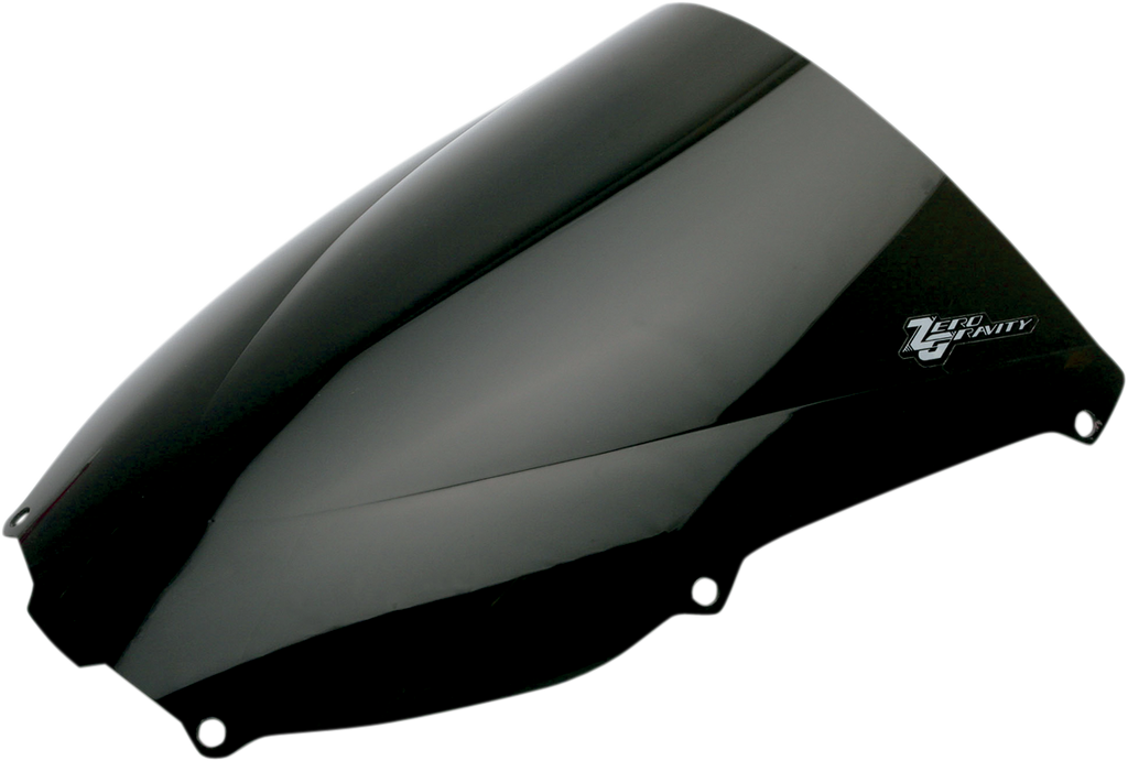 ZERO GRAVITY Double Bubble Windscreen - Dark Smoke - ZX6R 16-244-19