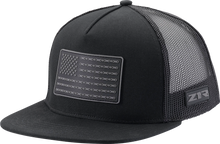 Charger l&#39;image dans la galerie, Z1R Flag Patch Snapback Hat - Black 2501-4023