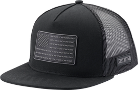 Z1R Flag Patch Snapback Hat - Black 2501-4023