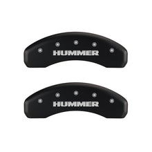 Carica l&#39;immagine nel visualizzatore di Gallery, MGP 4 Caliper Covers Engraved Front &amp; Rear Hummer Red finish silver ch