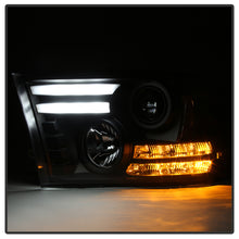 Laden Sie das Bild in den Galerie-Viewer, Spyder Dodge Ram 09-12 Projector Headlights Light Bar DRL Black PRO-YD-DR09-LBDRL-BK