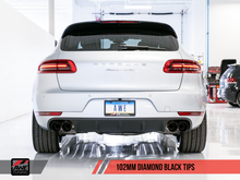 Charger l&#39;image dans la galerie, AWE Tuning Porsche Macan Touring Edition Exhaust System - Diamond Black 102mm Tips