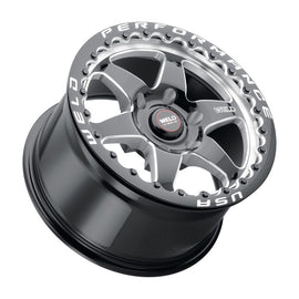 Weld 20x9.5 Ventura 6 Beadlock 6x127 ET35 BS6.625 Gloss BLK MIL DIA 78.1