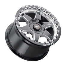 Load image into Gallery viewer, Weld 17x10 Ventura 6 Beadlock 6x135 ET43 BS7.25 Gloss BLK MIL DIA 87.1
