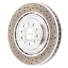 Load image into Gallery viewer, SHW 15-21 Maserati Ghibli 3.0L w/Sport Pkg Front Cross-Drilled Lightweight Brake Rotor