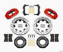गैलरी व्यूवर में इमेज लोड करें, Wilwood Narrow Superlite 4R Front Kit 12.19in Drilled Red 82-86 Jeep CJ