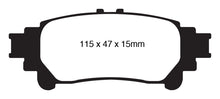 गैलरी व्यूवर में इमेज लोड करें, EBC 13+ Lexus GS350 3.5 RWD Yellowstuff Rear Brake Pads