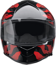 Carica l&#39;immagine nel visualizzatore di Gallery, Z1R Warrant Helmet - Panthera - Black/Red - 2XL 010115210