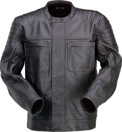Z1R Widower Leather Jacket - Black - Large 2810-3971