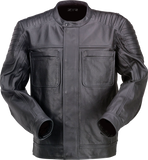 Z1R Widower Leather Jacket - Black - Large 2810-3971