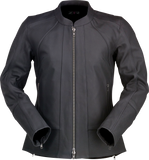 Z1R Women's Matchlock Leather Jacket - Black - Small 2813-1026