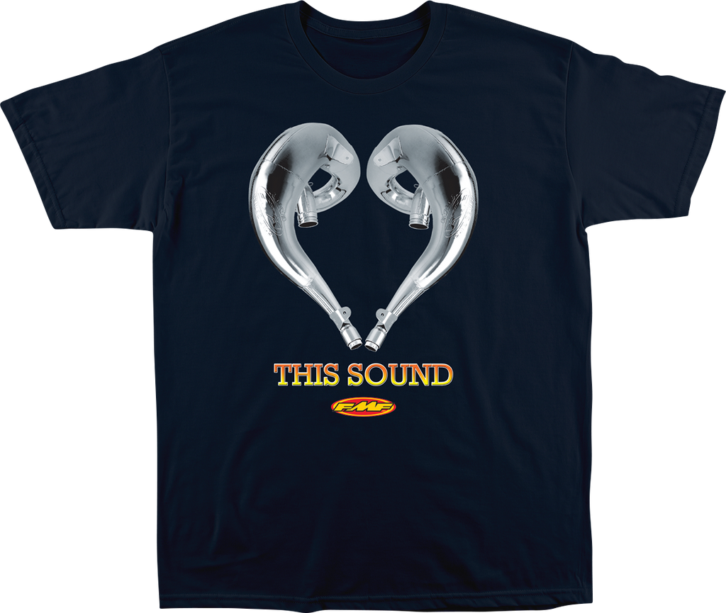 FMF Love This Sound T-Shirt - Navy - Small SP23118915NVYS
