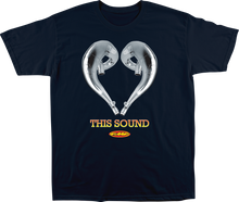 Load image into Gallery viewer, FMF Love This Sound T-Shirt - Navy - XL SP23118915NVYXL