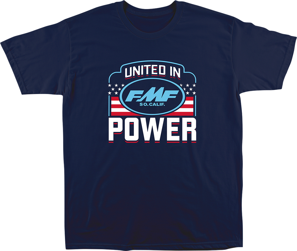 FMF United in Power T-Shirt - Navy - Medium SP23118910NVYM