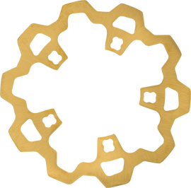 LYNDALL RACING BRAKES LLC Rotor with Gas Slots - Prodigy/Enforcer - Gold - 11.8