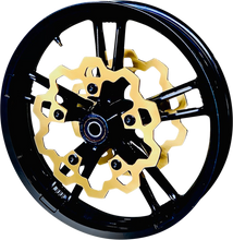 Cargar imagen en el visor de la galería, LYNDALL RACING BRAKES LLC Rotor with Gas Slots - Prodigy/Enforcer - Gold - 11.8&quot; 3-232-2