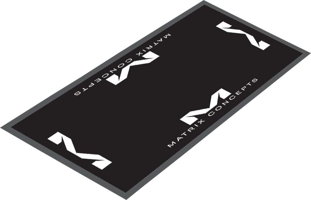 MATRIX CONCEPTS,LLC M20 Carpeted Mat - Black - 2'x4' M20-200