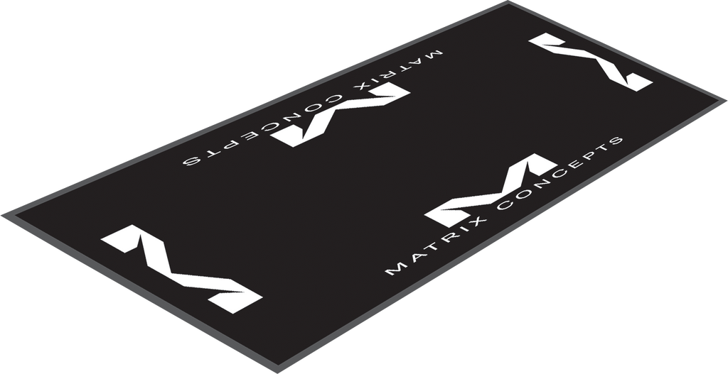 MATRIX CONCEPTS,LLC M40 Carpeted Mat - Black - 3.5'x7' M40-101