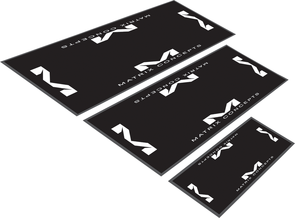 MATRIX CONCEPTS,LLC M20 Carpeted Mat - Black - 2'x4' M20-200