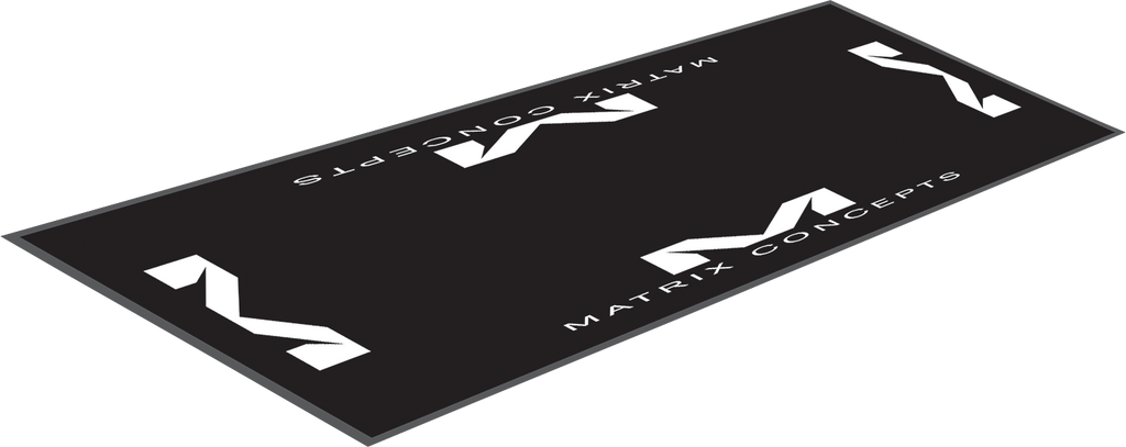 MATRIX CONCEPTS,LLC M80 Carpeted Mat - Black - 4'x8' M80-100