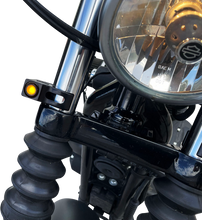 Load image into Gallery viewer, JOKER MACHINE Turn Signal - 39 mm - Amber - Black 05-220-1