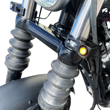 Load image into Gallery viewer, JOKER MACHINE Turn Signal - 39 mm - Amber - Black 05-220-1