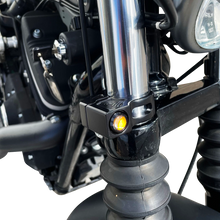 Load image into Gallery viewer, JOKER MACHINE Turn Signal - 39 mm - Amber - Black 05-220-1