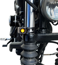 Load image into Gallery viewer, JOKER MACHINE Turn Signal - 39 mm - Amber - Black 05-220-1