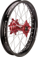 Load image into Gallery viewer, MOOSE RACING SX-1 Complete Wheel - Rear - Black Wheel/Red Hub - 18&quot; x 2.15&quot; BR-215-18BKRD
