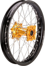 Load image into Gallery viewer, MOOSE RACING SX-1 Complete Wheel - Rear - Black Wheel/Gold Hub - 18&quot; x 2.15&quot; CR-21518BKBU