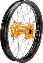 MOOSE RACING SX-1 Complete Wheel - Rear - Black Wheel/Gold Hub - 18