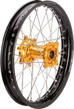 MOOSE RACING SX-1 Complete Wheel - Rear - Black Wheel/Gold Hub - 18