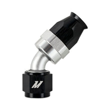 Cargar imagen en el visor de la galería, Mishimoto Aluminum PTFE -8AN 45 Degree Fitting Black