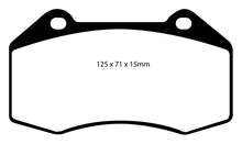 गैलरी व्यूवर में इमेज लोड करें, EBC 07-08 Chevrolet Cobalt 2.0 Supercharged (SS) Yellowstuff Front Brake Pads