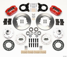 गैलरी व्यूवर में इमेज लोड करें, Wilwood Dynapro Dust-Boot Front Kit 11.00in Red 1965-1969 Mustang Disc &amp; Drum Spindle