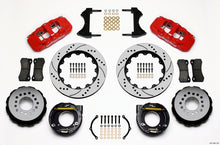 गैलरी व्यूवर में इमेज लोड करें, Wilwood AERO4 Rear P-Brake Kit 14.00in Drilled Red Chevy C-10 2.42 Offset 5-lug