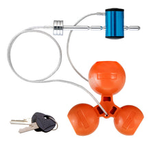 गैलरी व्यूवर में इमेज लोड करें, Curt Universal Tri-Ball Trailer Coupler Lock Fits 1-7/8in / 2in / 2-5/16in