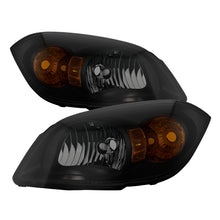 Carica l&#39;immagine nel visualizzatore di Gallery, Xtune Chevy Cobalt 05-10 Crystal Headlights Black Smoked HD-JH-CCOB05-AM-BSM