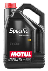 Motul 5L Specific 508 0W20 4X5L Oil - Acea A1/B1 / VW 508.00/509.00 / Porsche C20 image 1
