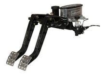Charger l&#39;image dans la galerie, Wilwood Adjustable-Tandem Dual Pedal - Brake / Clutch - Fwd. Swing Mount - 6.25:1 - Black E-Coat