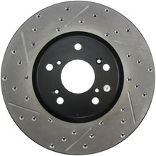 Cargar imagen en el visor de la galería, StopTech 04-08 Accura TL (Brembo Caliber) SportStop Slotted &amp; Drilled Right Front Rotor