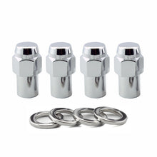 Laden Sie das Bild in den Galerie-Viewer, McGard Hex Lug Nut (Reg. Shank - .746in.) 1/2-20 / 13/16 Hex / 1.65in. Length (4-Pack) - Chrome