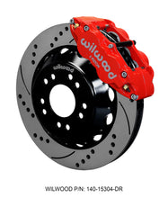 गैलरी व्यूवर में इमेज लोड करें, Wilwood Narrow Superlite 6R Front Hat Kit 14.00 Drilled Red 63-87 C10 w/ Wilwood Pro Spindles