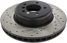 Charger l&#39;image dans la galerie, StopTech 08-09 BMW 535 Series / 04-09 545i/550i/645Ci/650i Slotted &amp; Drilled Right Front Rotor